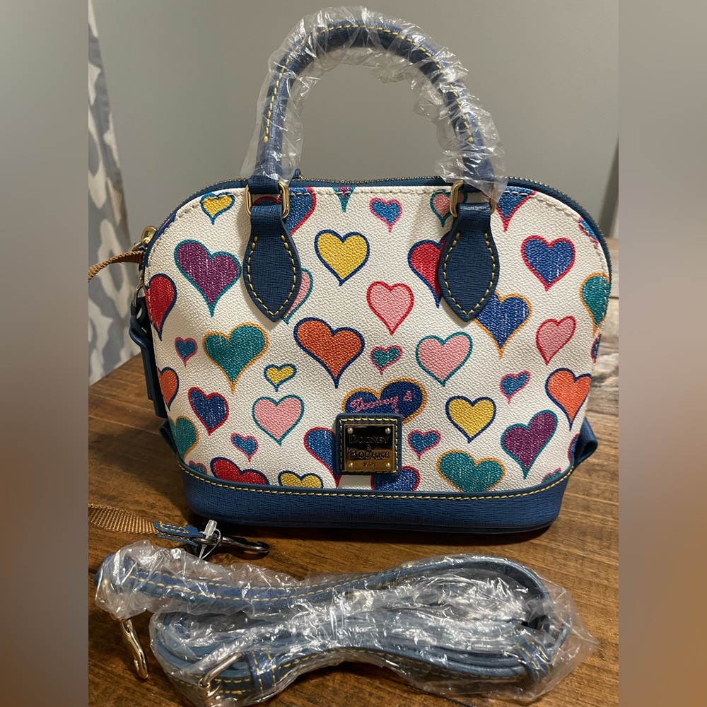 Authentic Downey and Bourke Heart purse